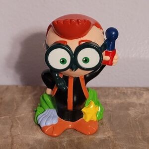 Little Einsteins character "LEO" Scuba Diver Toy Figure- 2008 Disney Mattel